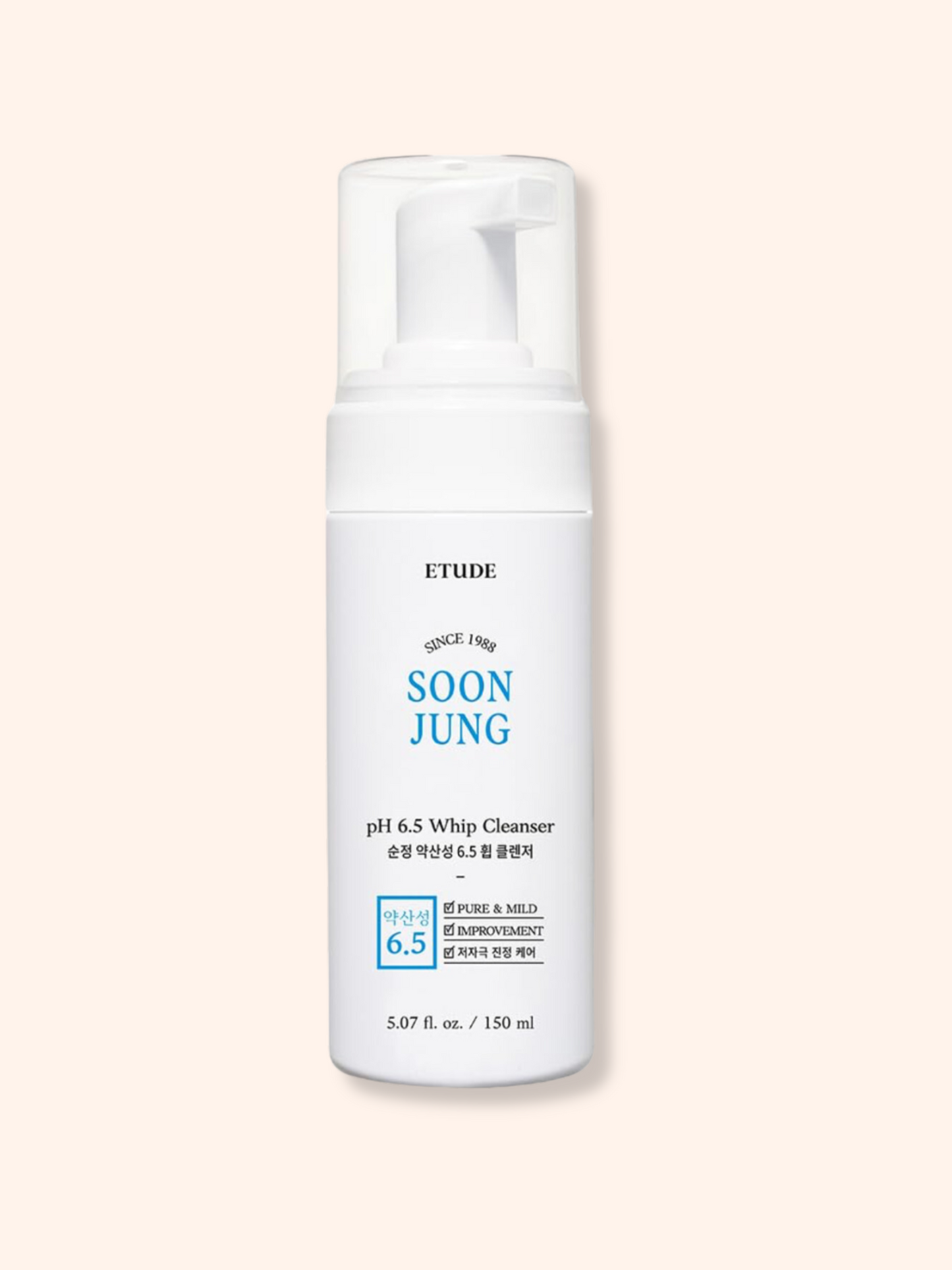 Etude SoonJung pH 6.5 Whip Cleanser